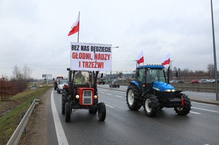 Protesty rolników. Farmerzy blokują drogi w Zachodniopomorskiem i Pomorskiem