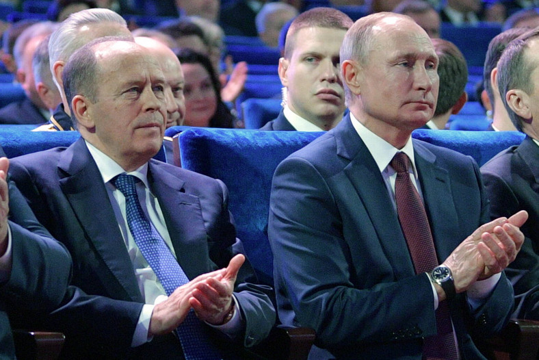 Aleksander Bortnikow i Władimir Putin 