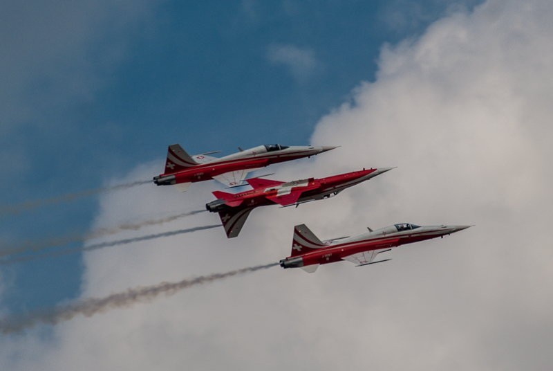 Patrouille de Suisse na pokazach Air Show w Radomiu