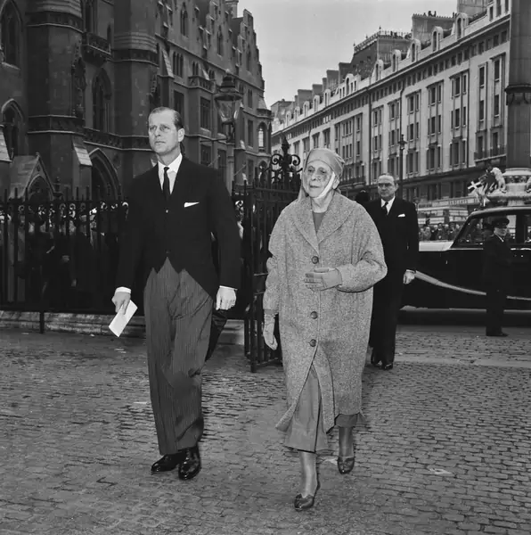 Alicja Battenberg i książę Filip w 1960 r.