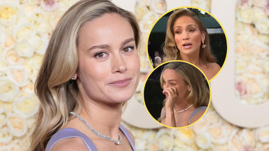 Brie Larson zobaczyła Jennifer Lopez i... rozpłakała się. Wideo robi furorę w sieci