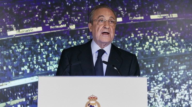 Újabb négy évig irányíthatja a klubot Florentino Perez./ Fotó: Northfoto