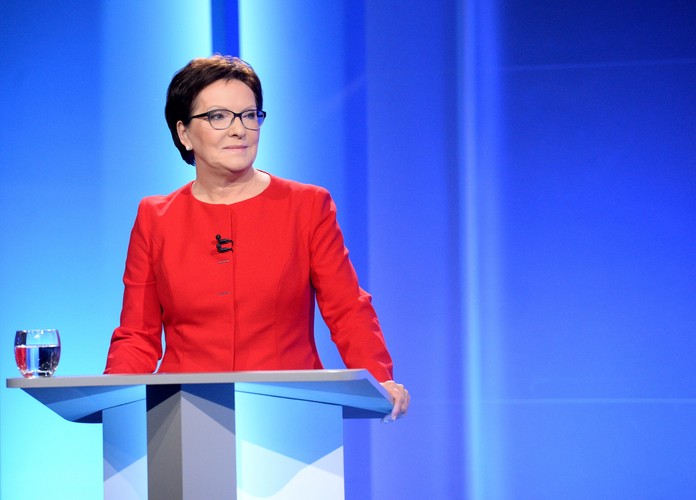 Przewodnicząca PO, premier Ewa Kopacz