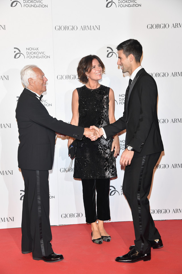 Giorgio Armani, Roberta Armani i Novak Djoković