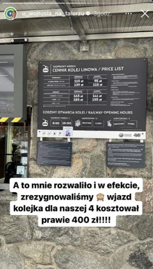 Za wjazd czteroosobowej rodziny na Kasprowy Wierch trzeba zapłacić 400 zł