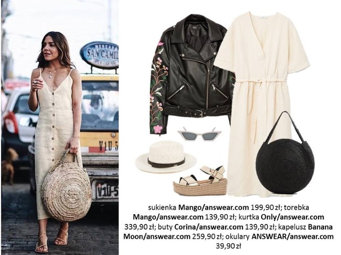 Ubrania z lnu na lato 2018. STYLIZACJE