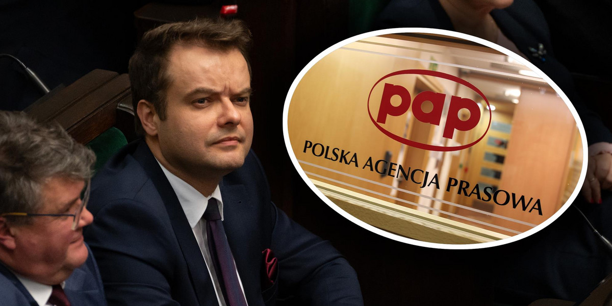 Rafał Bochenek zarzuca PAP cenzurę. Agencja odpowiada: "sprzeczne ze zwykłą przyzwoitością".