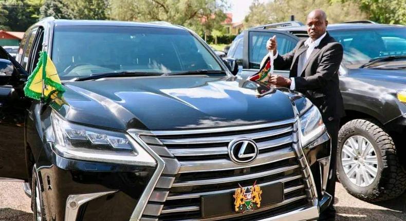 President William Ruto's Lexus LX570