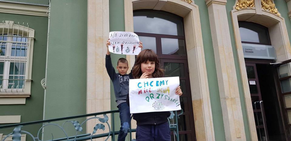 Młodzieżowy Strajk Klimatyczny w Szczecinie