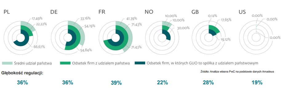 Sektor energetyczny jest przykładem branży, w której zaangażowanie
państwa jest wyraźne ze względu na jej strategiczny charakter