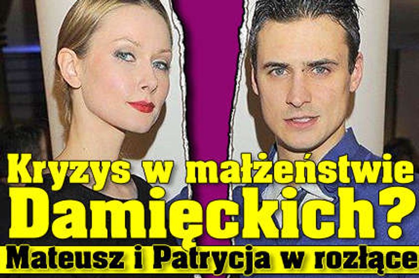 Kryzys w małżeństwie Damięckich?