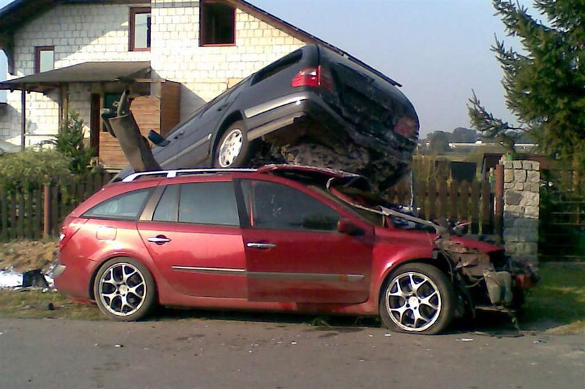 Latające auto pod Iławą