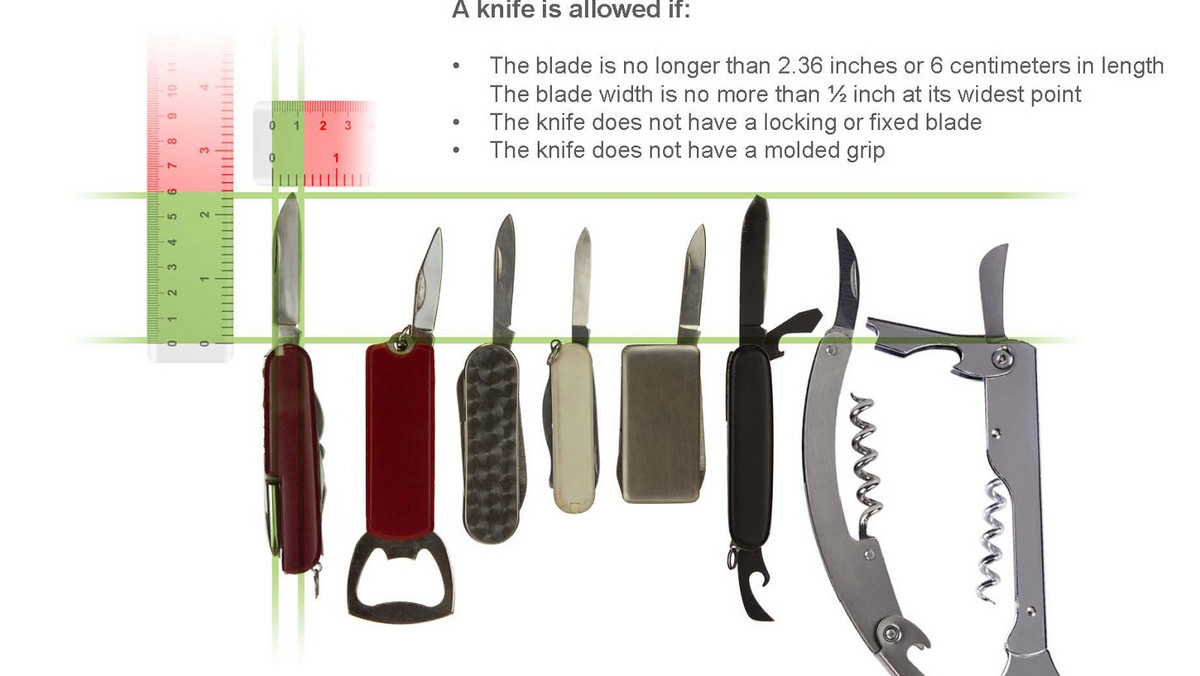 Transportation Security Administration, amerykańska organizacja zajmująca się bezpieczeństwem w transporcie, pierwszy raz od ataków terrorystycznych z 11 września 2001 r. pozwoli pasażerom na posiadanie w samolotach scyzoryków oraz kijów golfowych, hokejowych, bilardowych i narciarskich. Zmiany wejdą w życie 25 kwietnia.