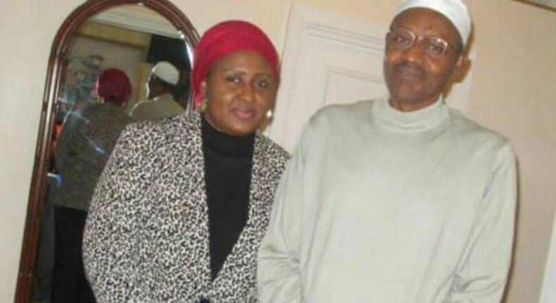 President Buhari and the First Lady, Aisha Buhari