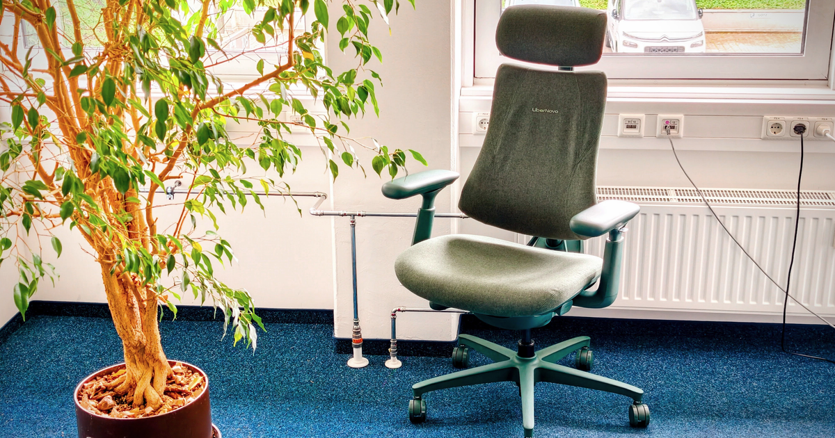 Libernovo Omni im Test: Premium-Bürostuhl mit motorisierter Wirbelsäulenmassage