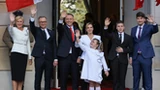 Tak Andrzej Duda witał Kasię Nawrocką. Reakcja dziewczynki bezcenna [WIDEO]