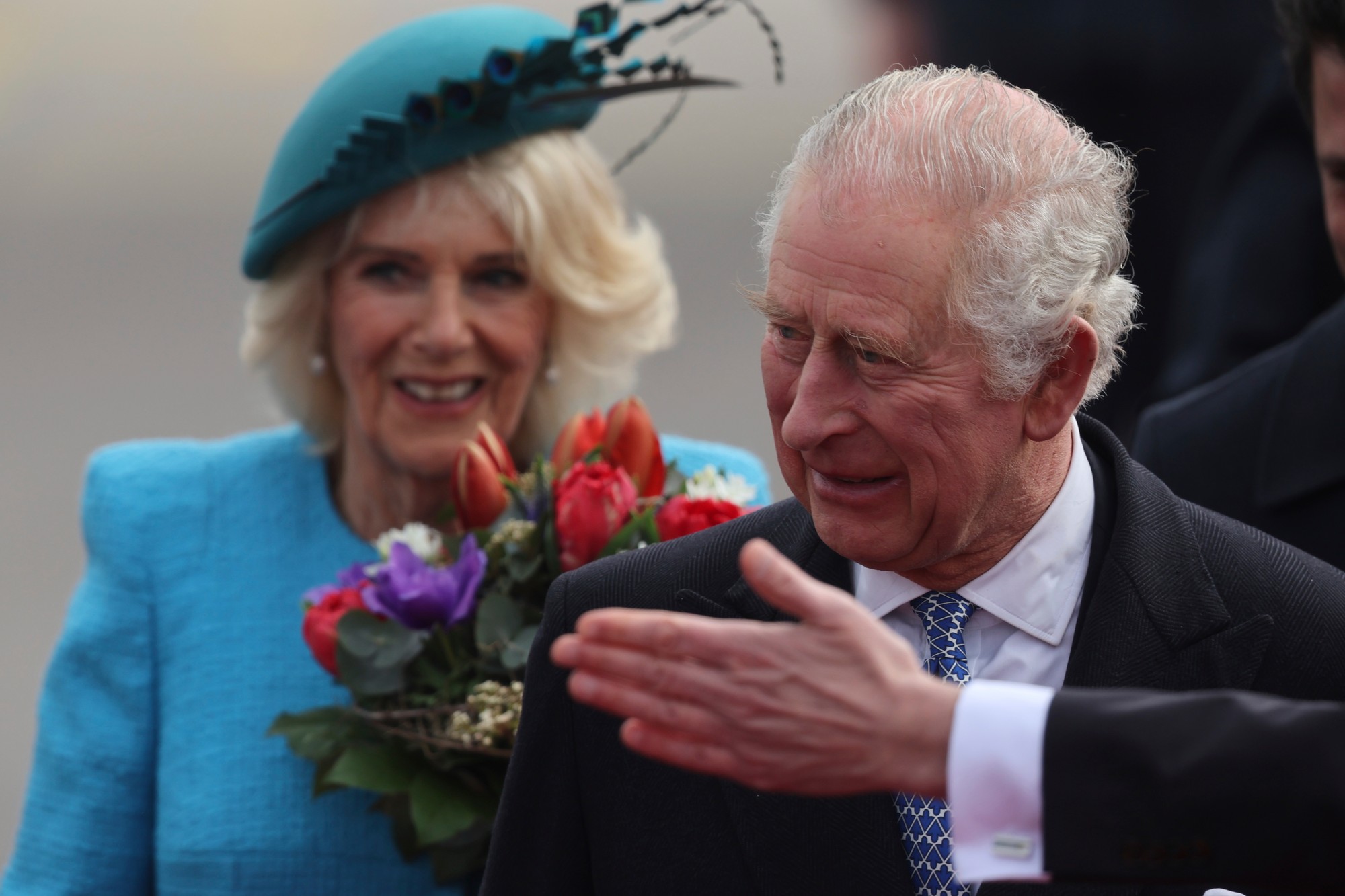 Britský kráľ Karol III. s Camillou na návšteve Berlína.
