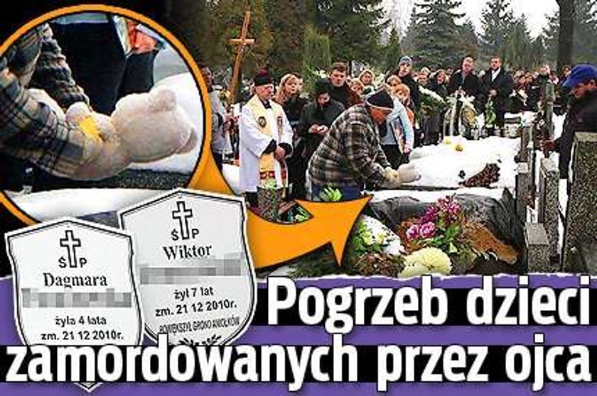 Pogrzeb dzieci zamordowanych przez ojca