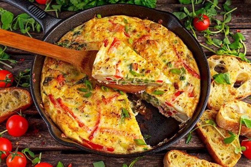 Frittata ziemniaczano-bekonowa