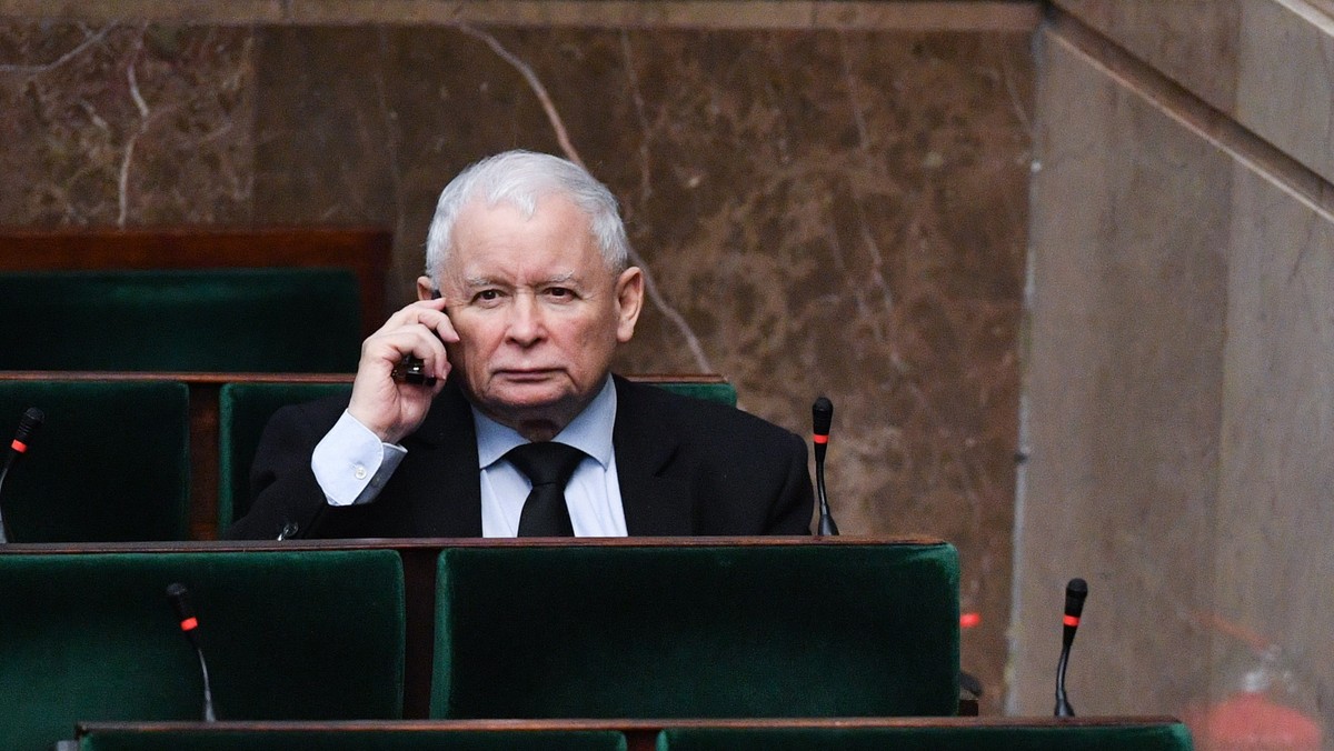 Jarosław Kaczyński w Sejmie