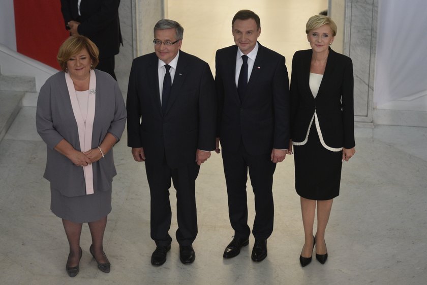 Anna Komorowska, Bronisław Komorowski, Agata Duda, Andrzej Duda