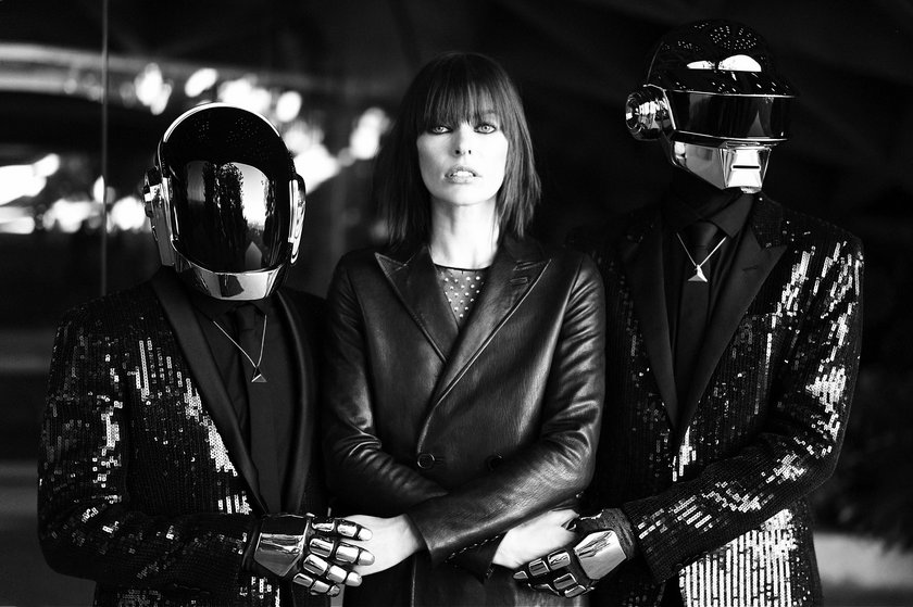 Milla Jovovich i Daft Punk w "CR Magazine"