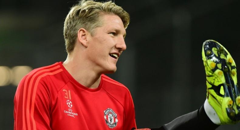 Bastian Schweinsteiger's contract with Manchester United expires in June 2018