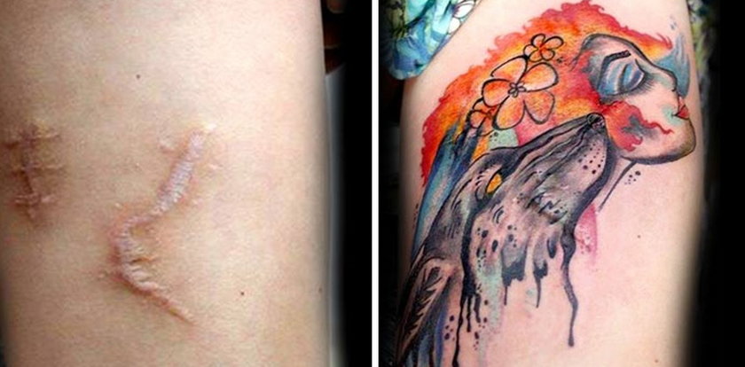 Robi tatuaże za darmo ofiarom przemocy