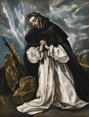 Modlitwa świętego Dominika; obraz pędzla El Greca