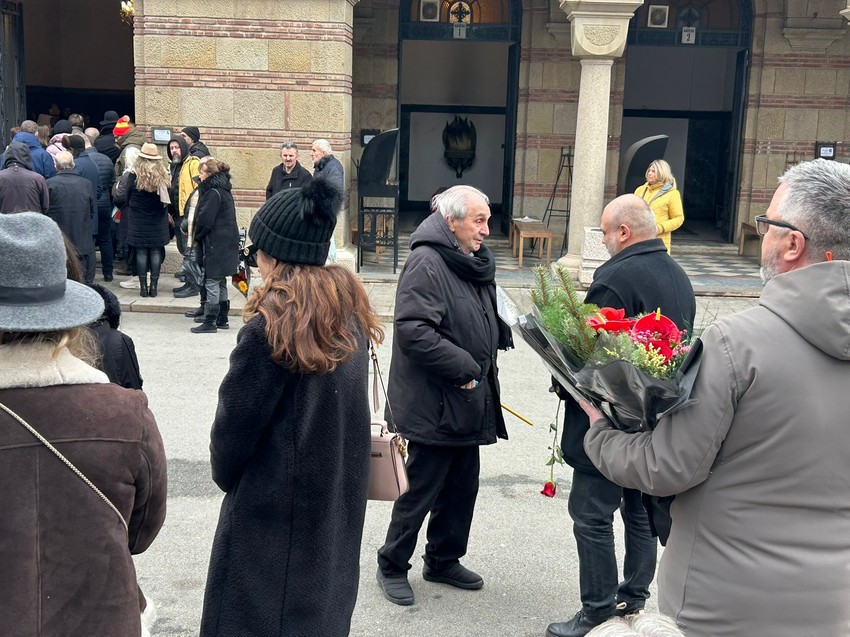 Goran Sultanović na sahrani