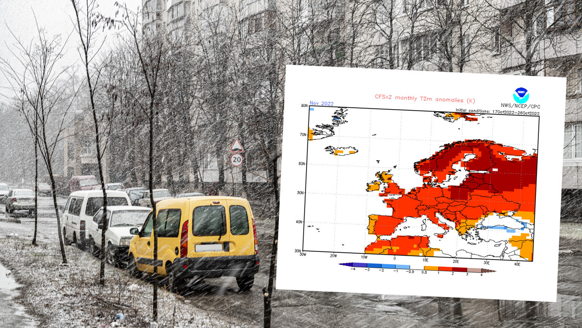 Sprawdziliśmy prognozy pogody na listopad. Wtedy może spaść pierwszy śnieg