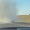 Gori auto na auto-putu