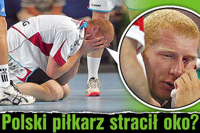 Polski piłkarz stracił oko. To koniec kariery?