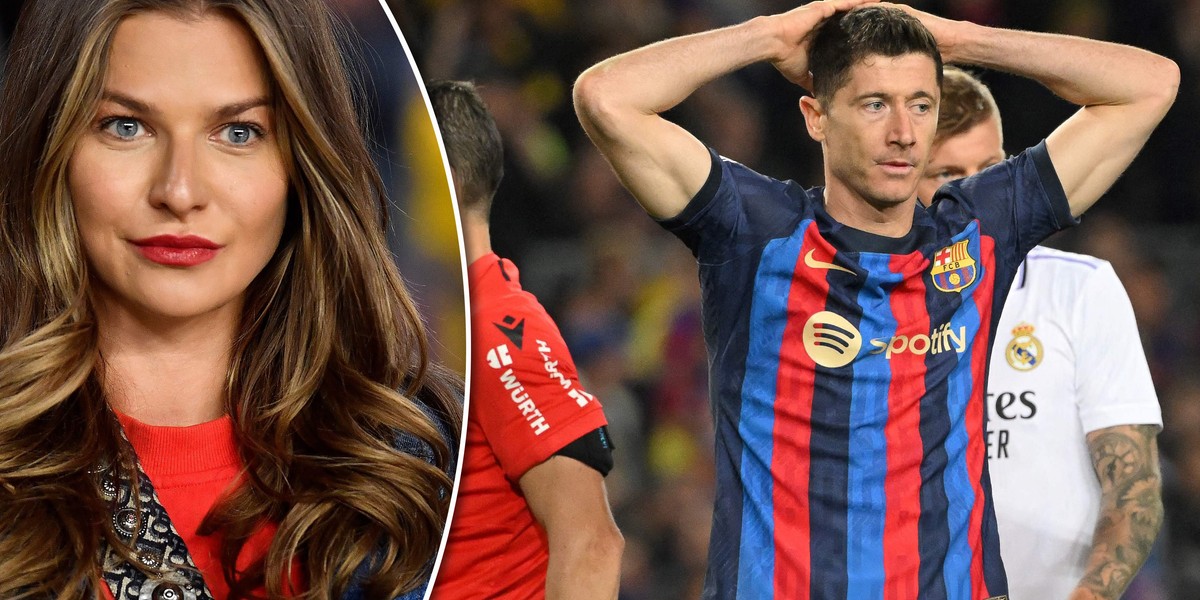 Anna Lewandowska musiała się mocno zdziwić, oglądając środowy mecz Barcelony z Realem. 