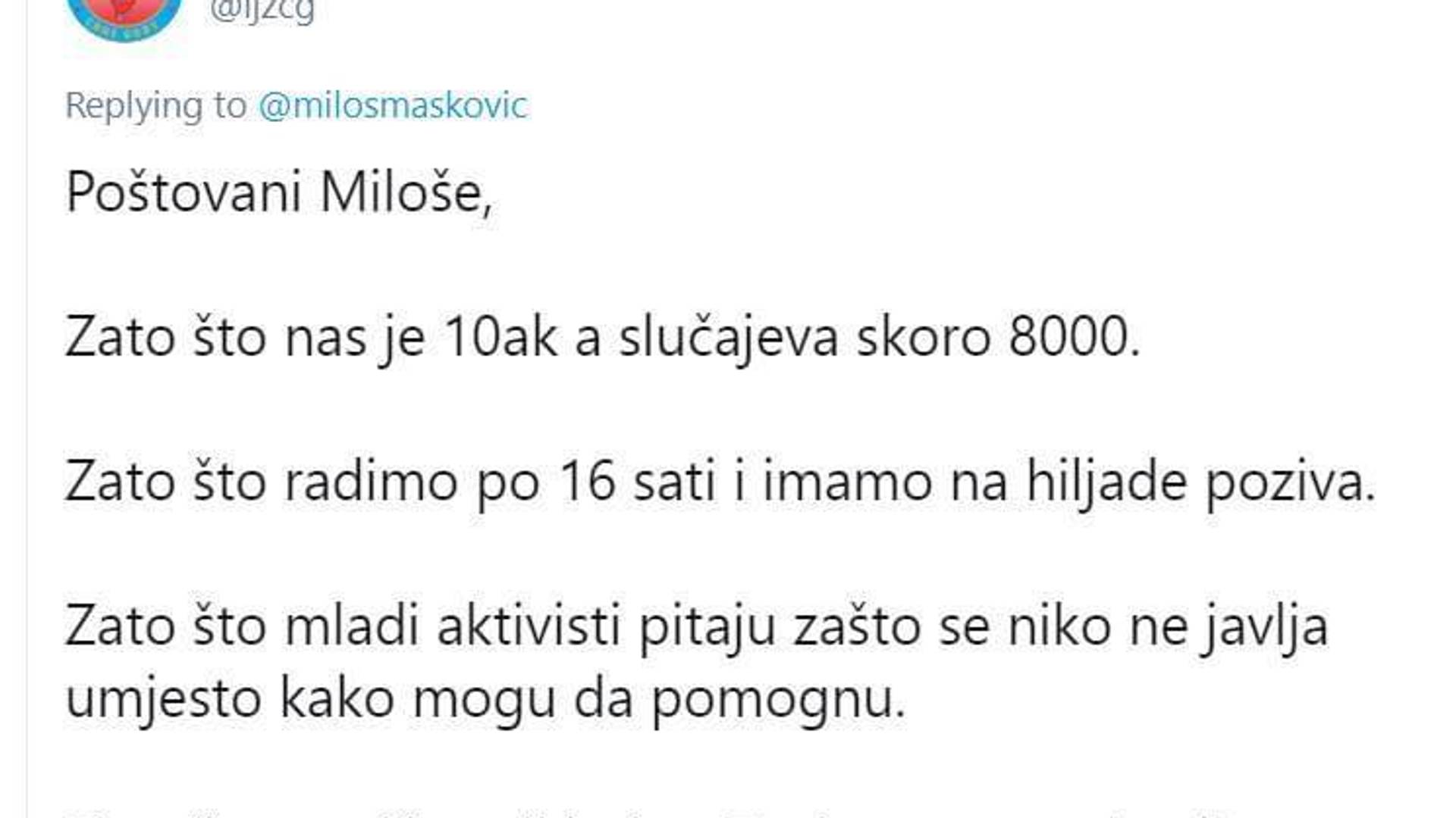 Institut za javno zdravlje Crne Gore ima najjače komjuniti menadžere na Balkanu i teško da ko može da ih nadgovori