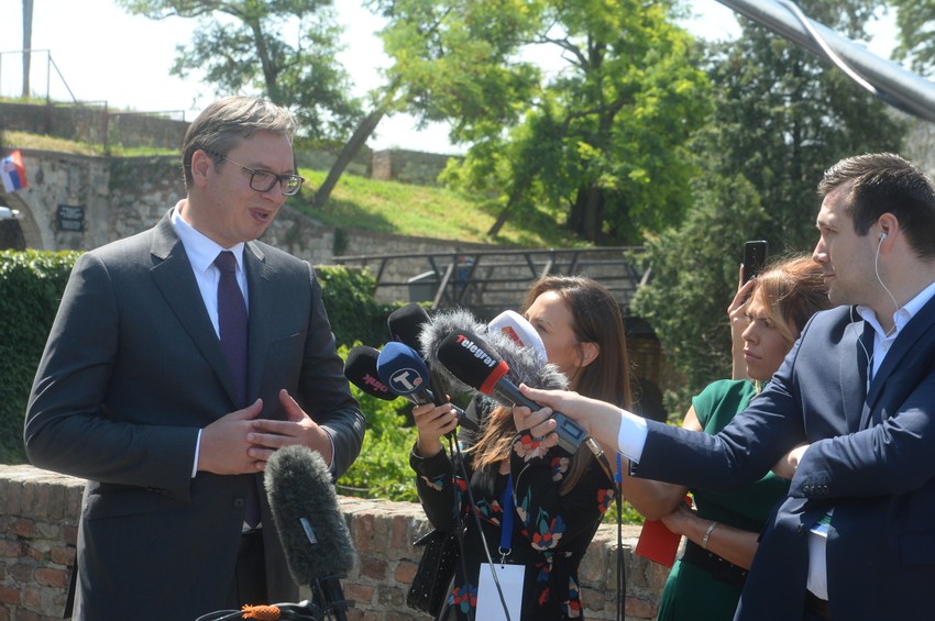 Vučić na Kalemegdanu