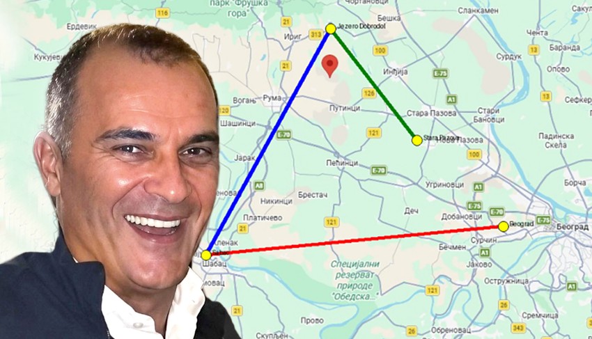 Aleksandar  Nešović mapa 