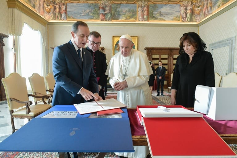 Marszałek Senatu spotkał się z papieżem Franciszkiem