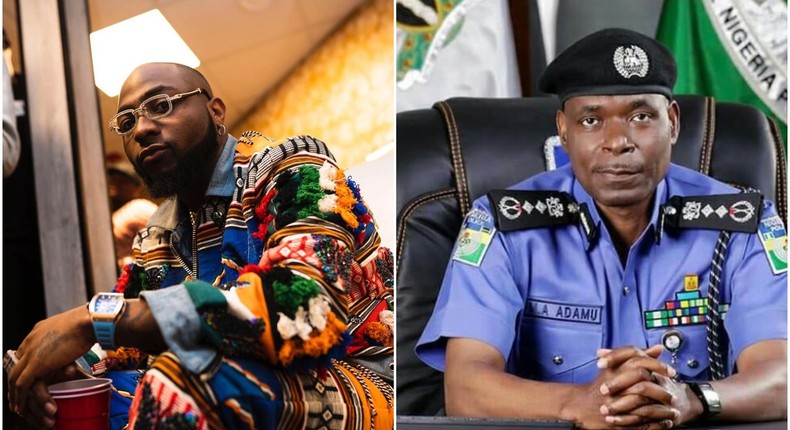 Davido to meet the IG of Police, Mohammed Adumu on Monday October 12, 2020. [Instagram/DavidoOfficial] [PremiumTimes]