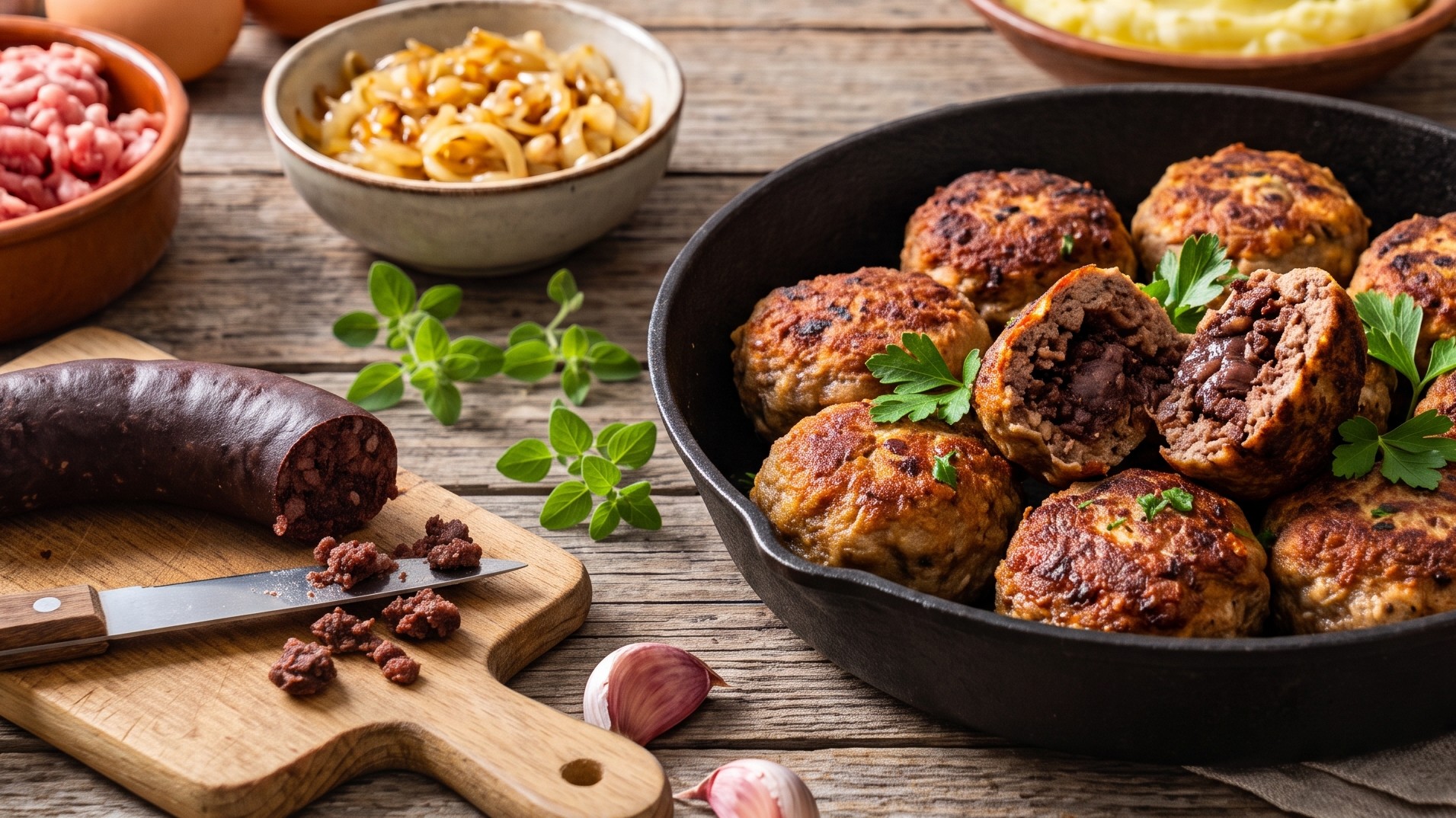 Recept na fašírky s krvavnicou.