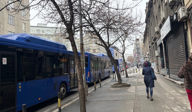 Gužve u Bulevaru despota Stefana