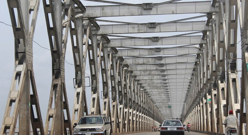 traffic-free River Niger bridge