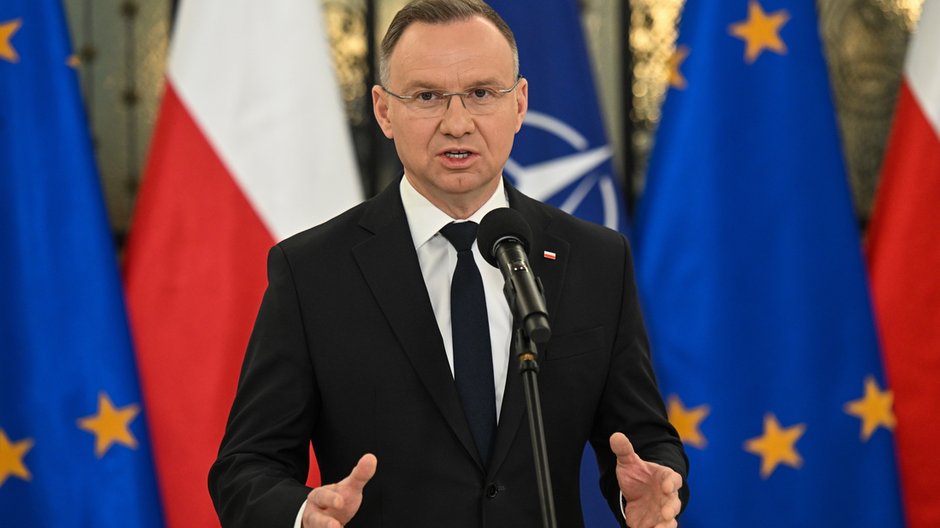 Andrzej Duda zareagował na wystąpienie Radosława Sikorskiego