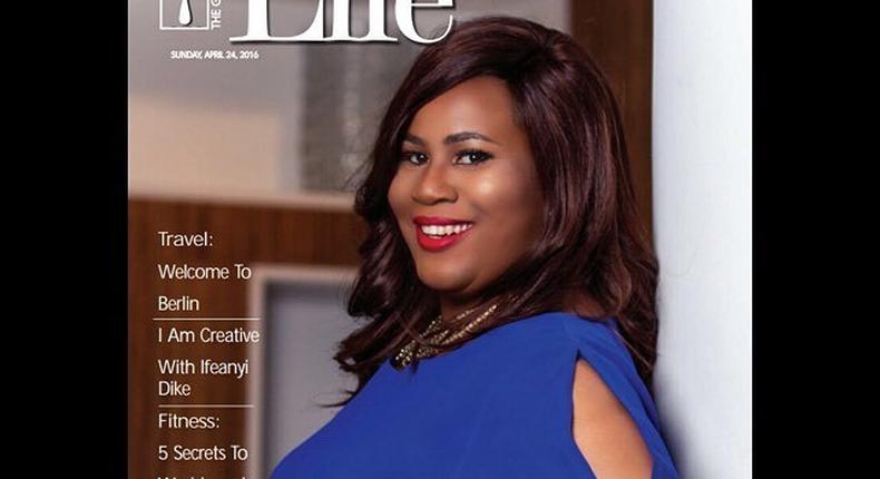 Chigul on the cover of Guardian life magazine