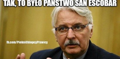 Waszczykowski i "San Escobar". Internauci kpią. MEMY