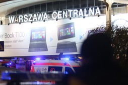 WARSZAWA DWORZEC CENTRALNY WYCIEK GAZU