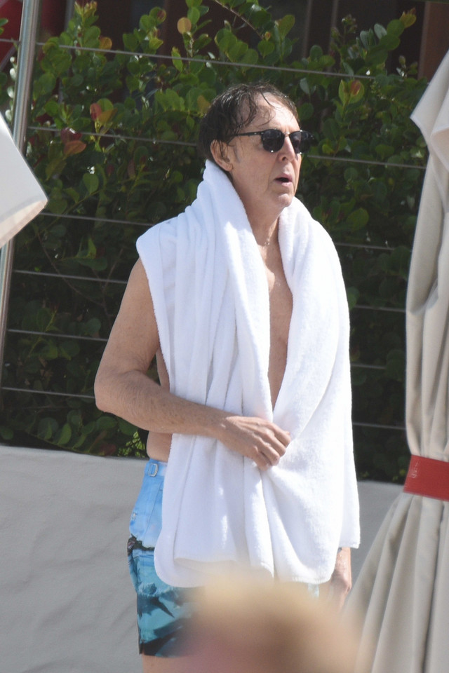 Paul McCartney z żoną na Saint-Barthélemy