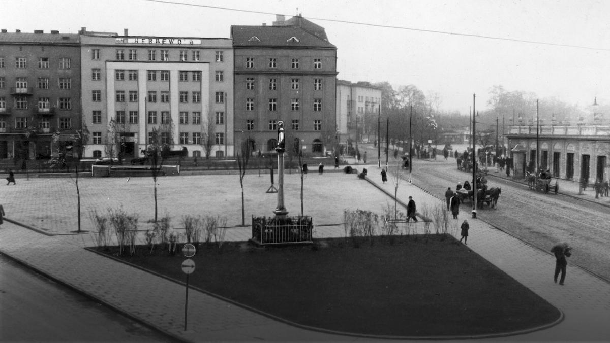 Plac targowy w Krakowie (dziś Nowy Kleparz). Plac targowy w dzielnicy Nowy Kleparz (1941 r.)