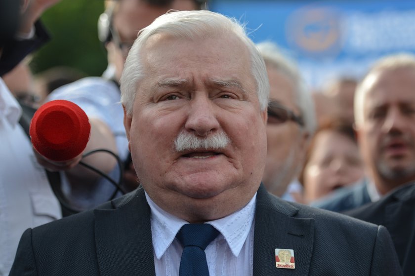 Lech Walesa udzielił wywiadu Dorocie Wellman