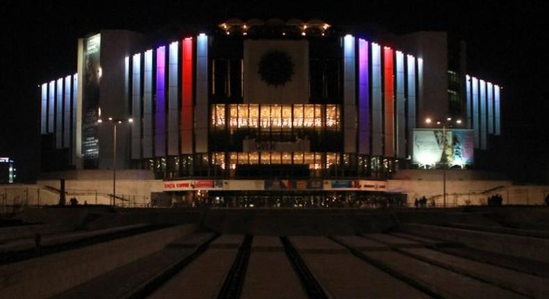 The National Palace of Culture in central Sofia, Bulgaria 